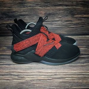 Nike LeBron Soldier XII 12 Black Red Men's 7 Y7